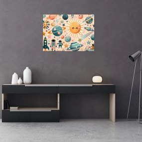 Tablou - Fragmente din spațiu (70x50 cm)