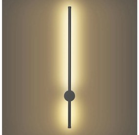 Brilagi - Aplică de perete LED pentru exterior AURA LED/12W/230V 3000K IP54 antracit