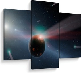 Tablou cu planetă mică (90x60 cm)