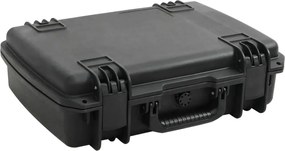 vidaXL Carcasă de transport portabilă, negru, 50,5x37x14,5 cm, PP