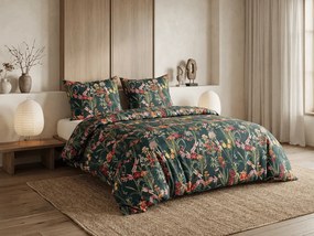 Lenjerie de pat din microfibra MYSTIC GARDEN verde inchis Dimensiune lenjerie de pat: 70 x 90 cm | 140 x 220 cm