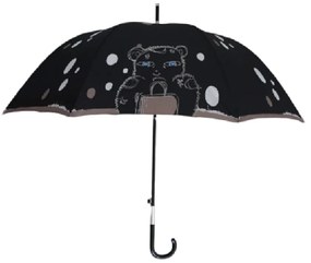 Umbrela LONG automatica BEAR simpla - Negru