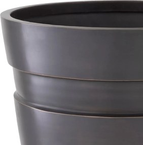 Ghiveci, Vas decorativ din otel inoxidabil Apex bronz antic