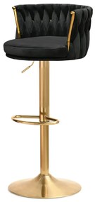 Scaun Adel (negru + auriu). 1110641