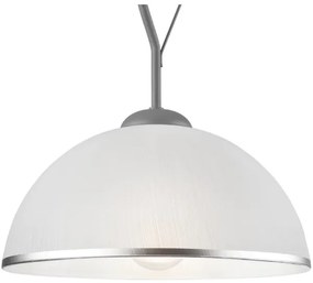 Lustră pe tijă RETRO 1xE27/60W/230V argintiu