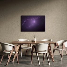 Tabloul cu fulger pe cer (90x60 cm)