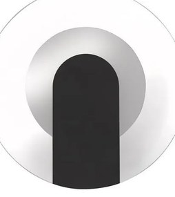 Searchlight 95410BK - Aplica de perete TARGET LED/7W/230V, neagră