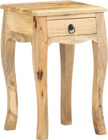 vidaXL Noptieră, 28x28x46 cm, lemn masiv de mango