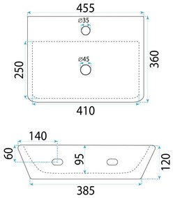 Lavoar pe blat Rea Altea Cloudy