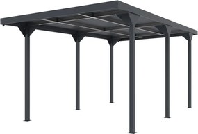 Carport metalic Aspen 2,84 x 5,46 m CoverTech antracit