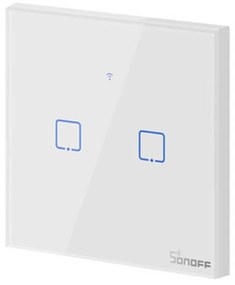 Intrerupator Smart WiFi + RF 433MHz Sonoff T1 EU TX (2 canale)
