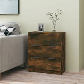 vidaXL Dulap, stejar fumuriu, 60x30x70 cm, lemn prelucrat