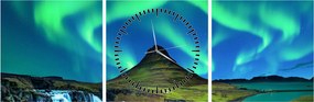 Tablou - Kirkjufell, Islanda (cu ceas) (90x30 cm)