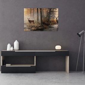 Tablou - Vintage pictura wildlife (90x60 cm)