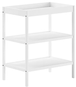 Masă de înfășat albă din lemn de fag Dino – Vipack