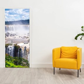Fototapet pentru ușă - Cascade Iguassu (95x205cm)