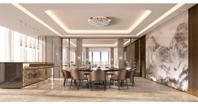 Plafonieră Searchlight 3408-8GO HANNA 8xG9/33W/230V