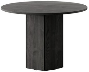 Masă de sufragerie Hermionne (pentru 4 persoane) (arin negru portland). 1099115