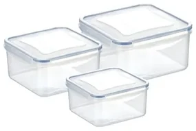 Set 3 doze Tescoma FRESHBOX 0,4/0,7/1,2 l,pătrate, 3 buc