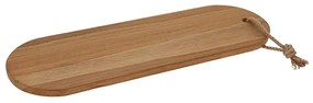 Platou oval din lemn natur 54x18 cm