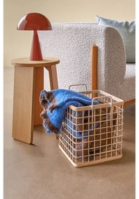 Scaun în culoare naturală cu aspect de lemn de stejar Split – Hübsch