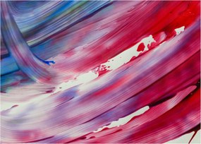 Tablou pe sticlă - culorile rozalbaste (70x50 cm)
