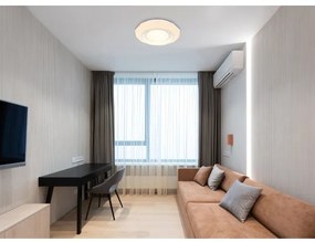 Plafonieră LED dimabilă Globo 41280-24 HOKKI LED/24W/230V + telecomandă