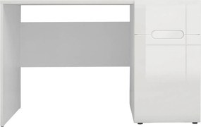 Birou AZTECA TRIO, alb, PAL, 120x66x75 cm