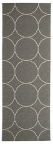 Covor tip traversă pentru interior și exterior gri închis 70x200 cm Boo Charcoal Linen – Pappelina