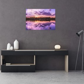 Tablou cu cerul violet (70x50 cm), în 40 de alte dimensiuni noi