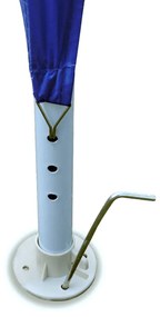 Cort pentru petrecere, albastru, 3 x 9 m