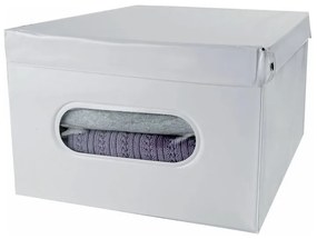 Cutie de depozitare pliabilă Compactor 50 x 40 x 25 cm, albă