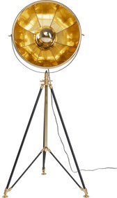 Lampa de podea Cinema negru-auriu 190 cm