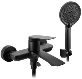 Rea Avalon baterie cada-dus perete negru REA-B1128