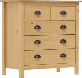 vidaXL Servantă Hill, 79x40x80 cm, lemn masiv de pin