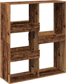 vidaXL Bibliotecă/Separator cameră, lemn vechi, 100x33x115 cm