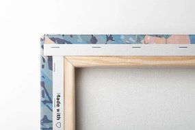 Tablou pădure abstractă