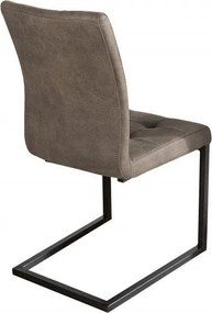 Set de 2 scaune aspect vintage Oxford antik taupe