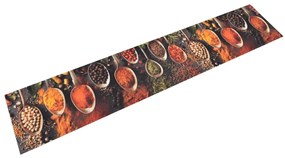 vidaXL Covor de bucătărie lavabil Spoon &amp; Spices, 60x300 cm, catifea
