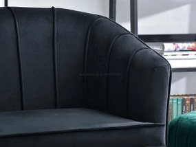 Fotoliu Etimee F (negru). Promo -11%. 1110028