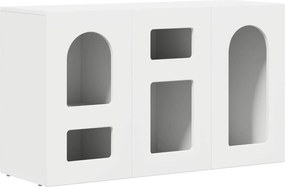 vidaXL Bufet Alb 100 x 35 x 59 cm Lemn compozit