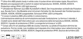 Spot LED incastrabil slim protectie IP44 Stockton 22cm CCT