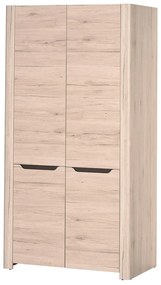 Dulap de haine Dessum 05 (stejar sanremo + maro). 1068129