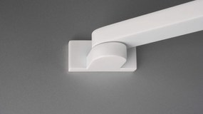 Paravan dus glisant 120x195cm, sticla securizata 6 mm, alb mat, Deante Prizma 1200x1950 mm, Alb mat