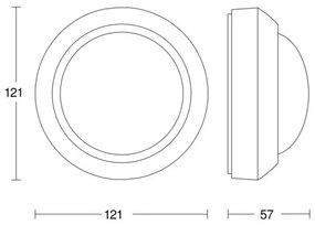Senzor de mișcare de exterior IS 2360-3 ECO 230V IP54 negru Steinel 081706