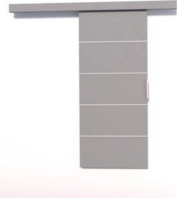 Usa glisanta BIELLA, ADRK Furniture (Culoare: Gri, Latime: 86 cm)