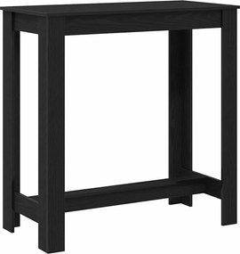 vidaXL Masă de bar Stejar Negru 102 x 50 x 103.5 cm Lemn compozit
