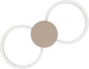 Eglo 902127 - Aplică de perete LED VENTICELLO LED/20W/230V + LED/0,91W bej