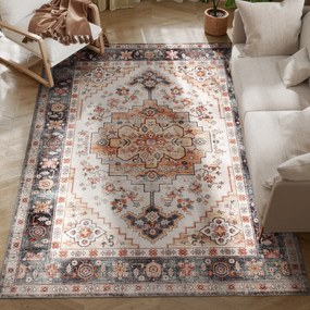 HOMCOM Covor cu Fir Scurt Boem Antiderapant și Lavabil 230x160 cm Maro | Aosom Romania