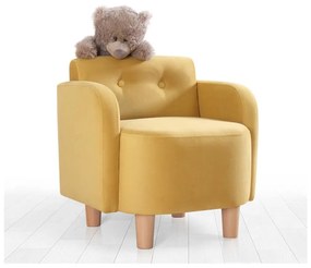 Fotoliu pentru copii galben Volie – Artie